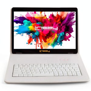 LINSAY 10.1 Inch Android 15 Tablet 128GB Octa Core Keyboard-0