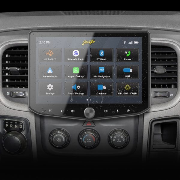 Stinger 10.1 Android Auto CarPlay Bluetooth Media Receiver-1