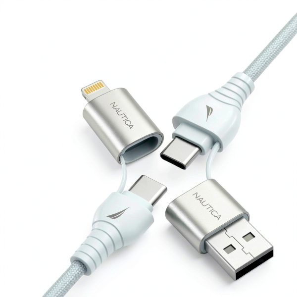 Nautica CB405 4-in-1 Charging Cable 100W MFi Certified-8