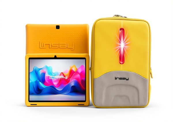 LINSAY 10.1 Inch Android 15 Tablet 128GB Kids Defender Case-11