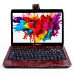 LINSAY 10.1 Inch Android 15 Tablet with Crocodile Keyboard-0