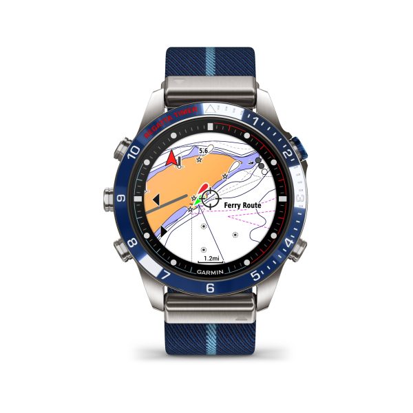 Garmin MARQ Captain GPS Smartwatch Titanium Sailing-6