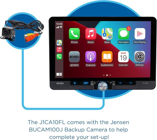 Jensen Car Stereo with Apple CarPlay Android Auto Bluetooth-4