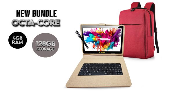 LINSAY 10.1 Inch Android 15 Tablet 128GB Storage Octa Core-3